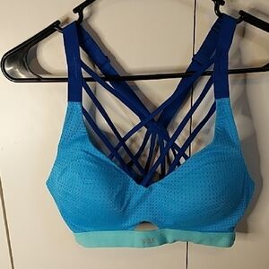 VSX Blue Strappy Sports Bra